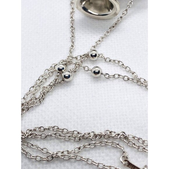 SOLD!Tiffany & Co Open Bottle Jug Bead Necklace Elsa Peretti Sterling Silver 925 - Picture 13 of 16